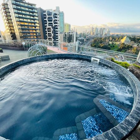 Cozy 1 Bed Apt & Spa,Free Parking ,Phenomena Views Melbourne Kültér fotó