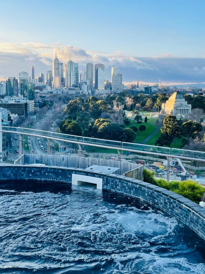 Cozy 1 Bed Apt & Spa,Free Parking ,Phenomena Views Melbourne Kültér fotó